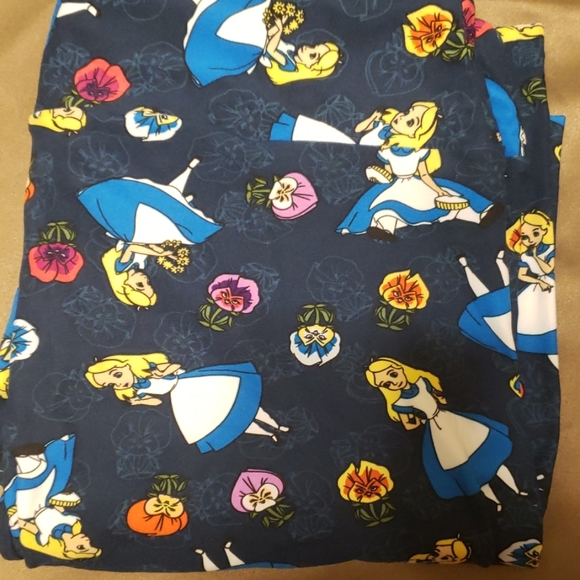 Disney lularoe alice in wonderland leggings - Picture 4 of 5